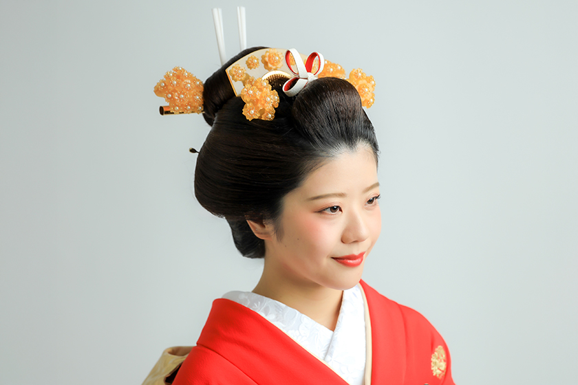 自毛高島田（¥80,000〜）