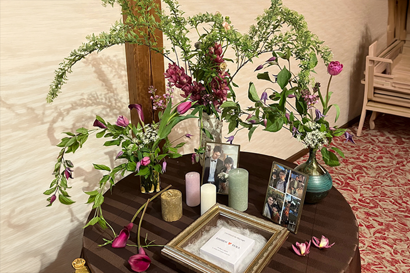 ウェルカムグッズ装飾装花（30,000円）